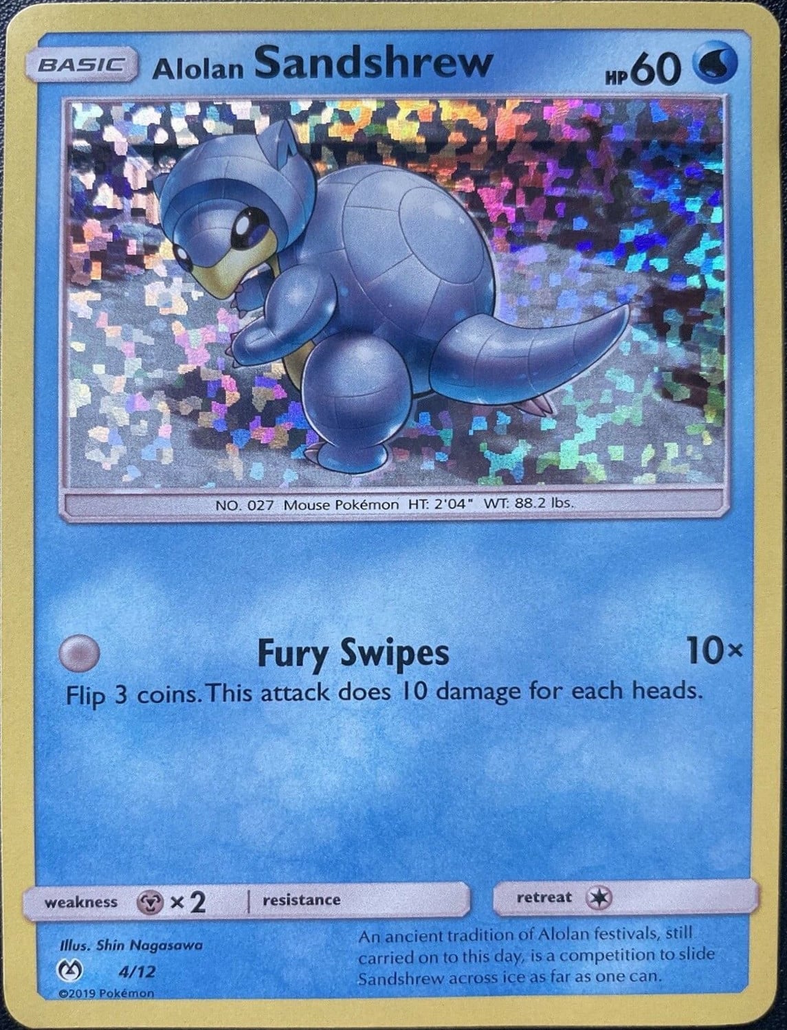 Onix Holo - McDonald's Collection 2019 Pokémon card 9/12